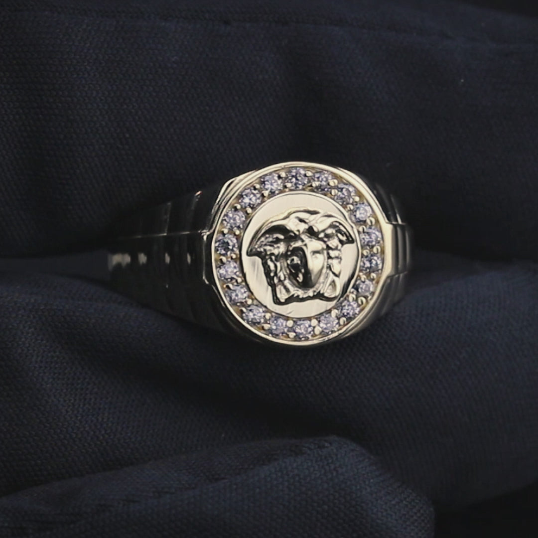 Versace Ring | Versace Ring Men Versace Ring Gold | FrostNYC