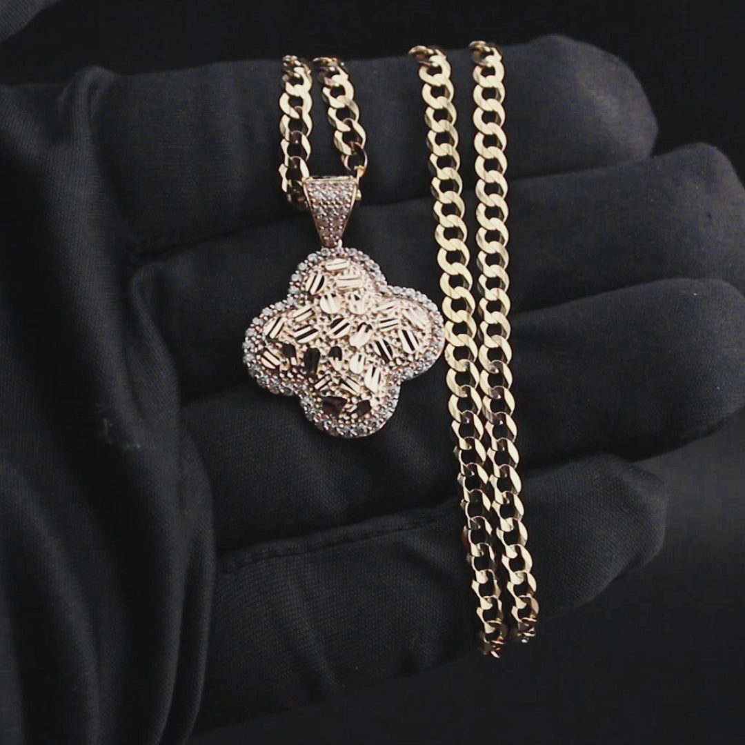 10K Yellow Gold Nugget Necklace | Appx. 4 - 11 Grams