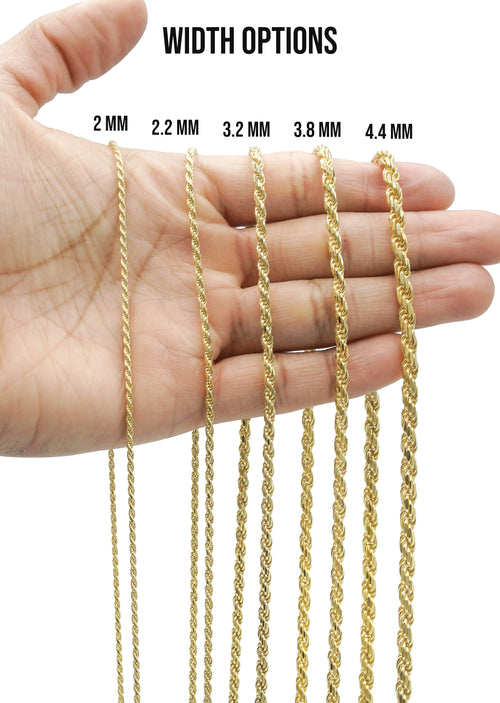 Silver Chain - Mens Gold Chain / Rope Chain / 4.5 MM – FrostNYC