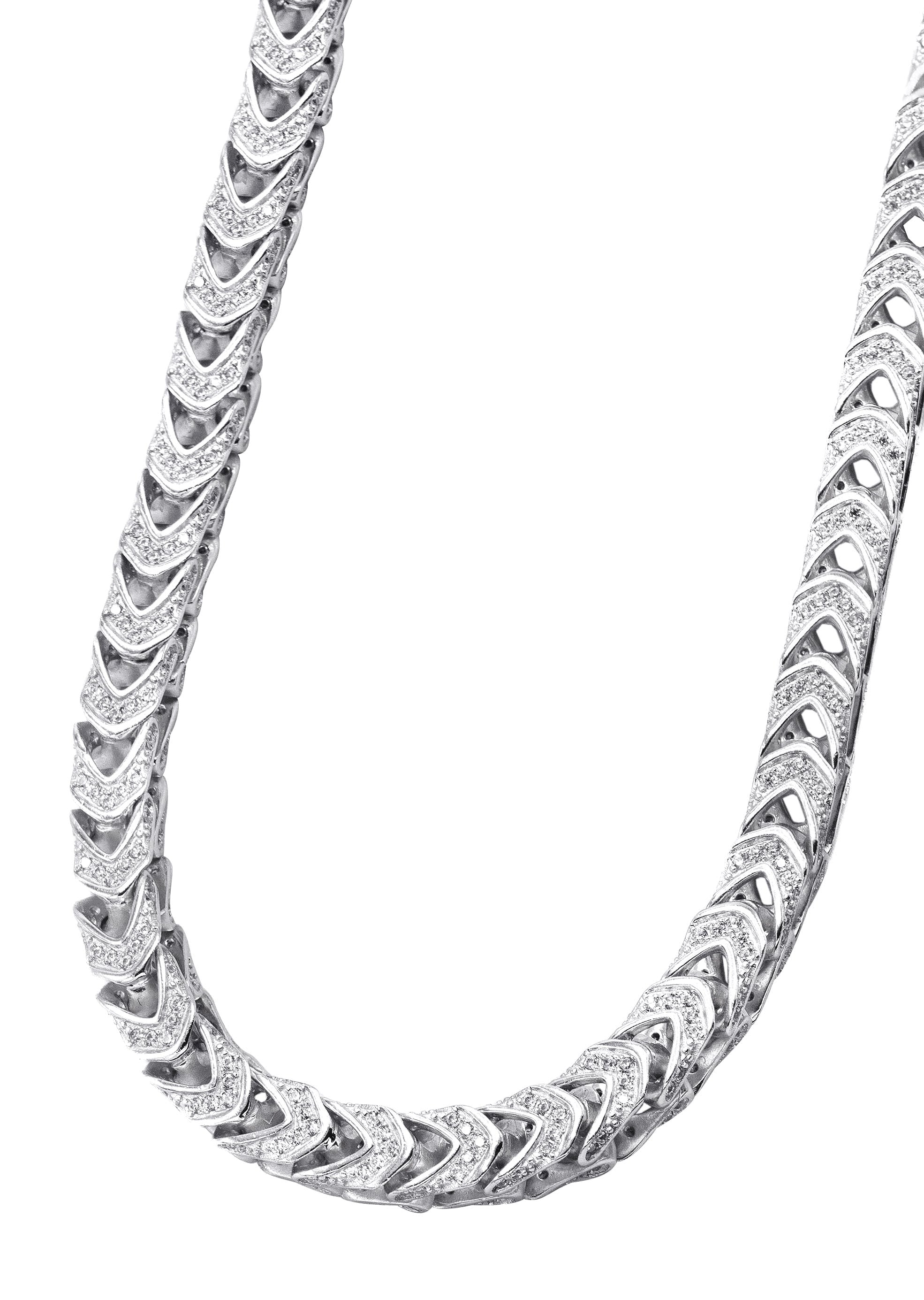 925 Sterling Silver Franco Chain Necklace - Solid, Diamond Cut, High Polish - Made In Italy