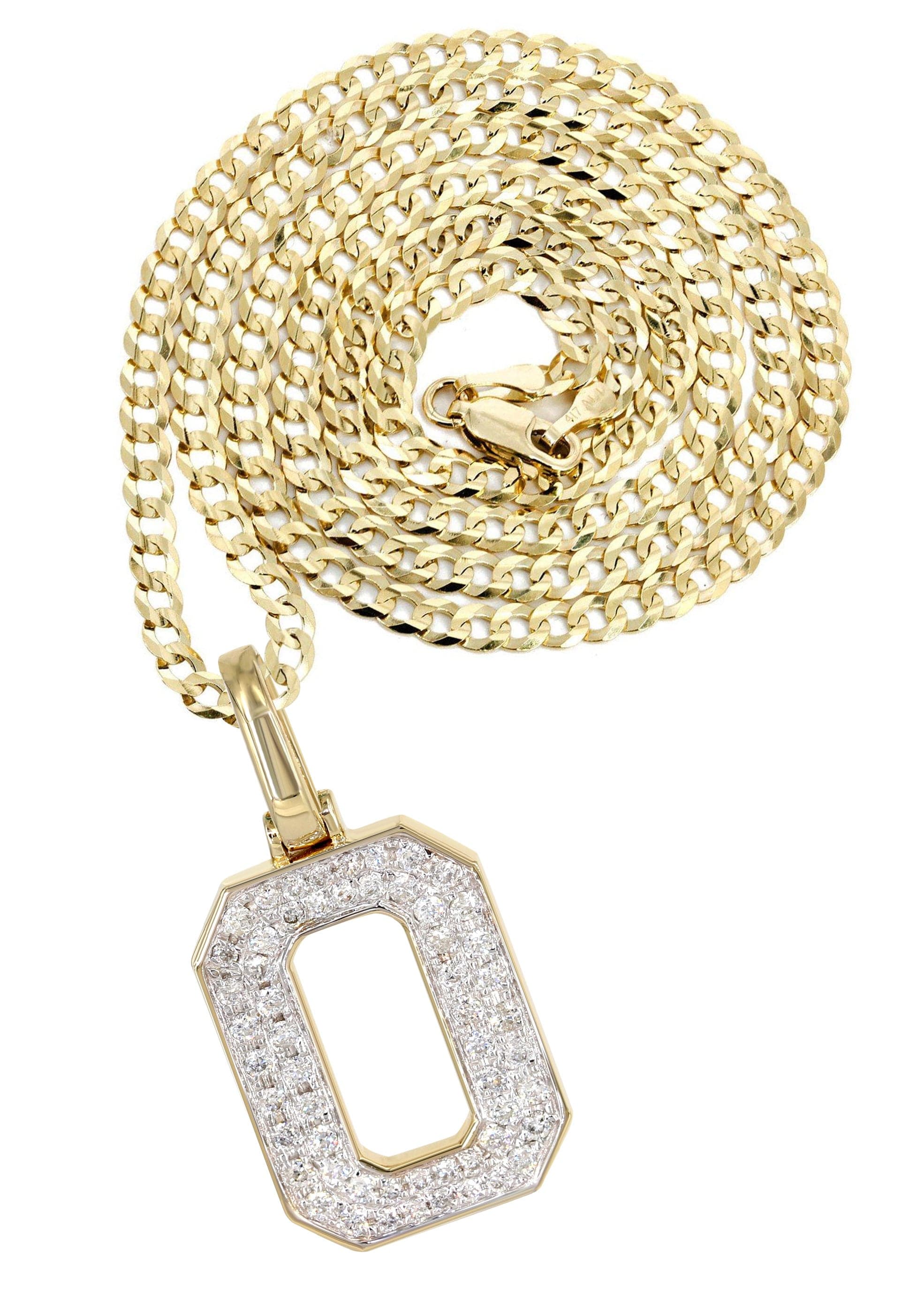 0 Diamond Pendant Necklace | 0.49 Carats