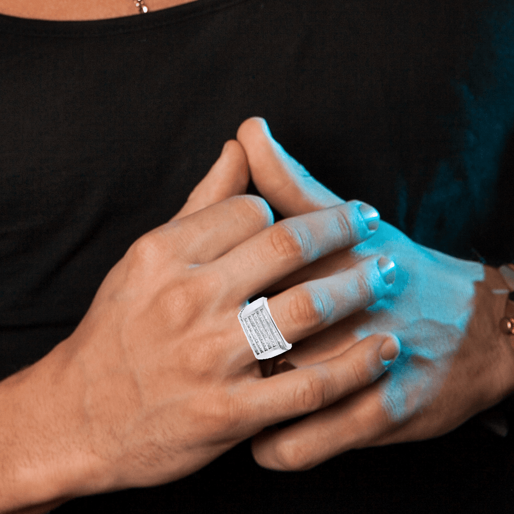 Mens Diamond Ring| 0.94 Carats| 10.45 Grams MEN'S RINGS FROST NYC 
