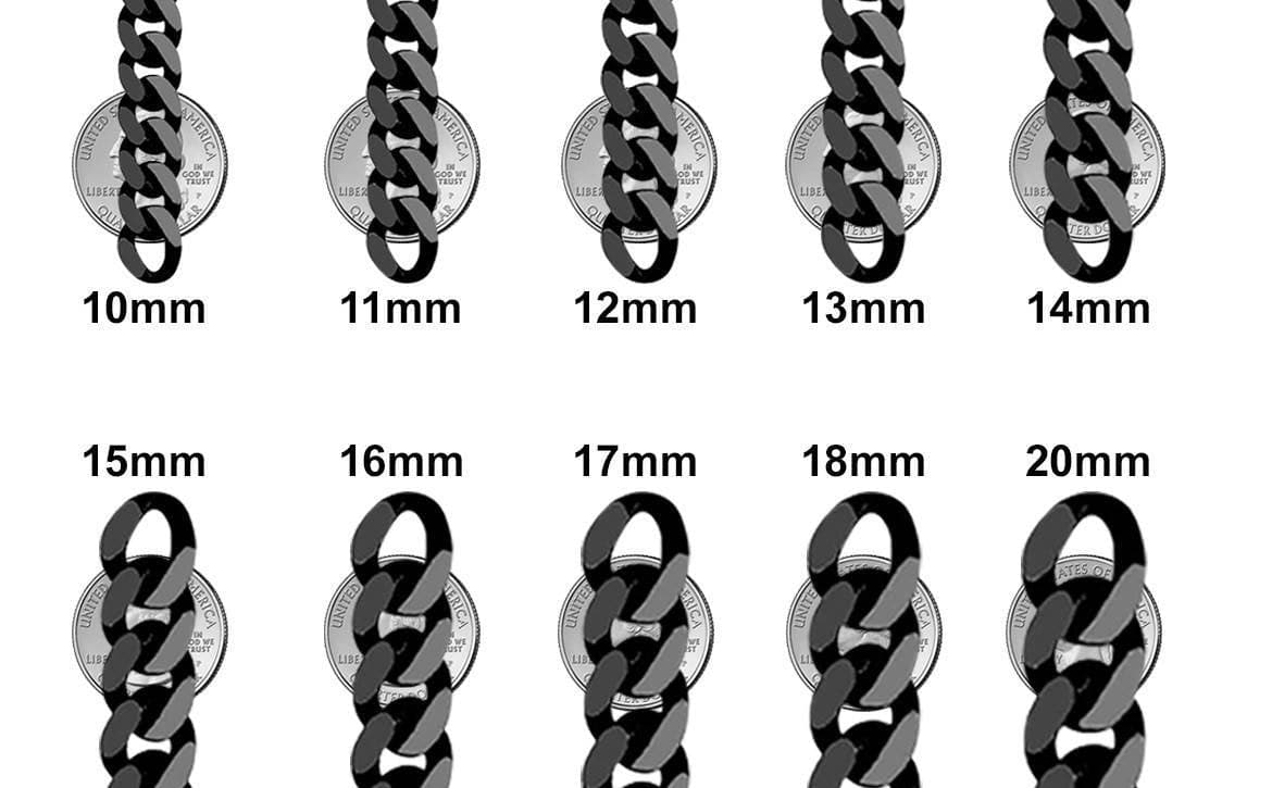 ヘビーソリッドローズゴールドマイアミキューバンリンクチェーン