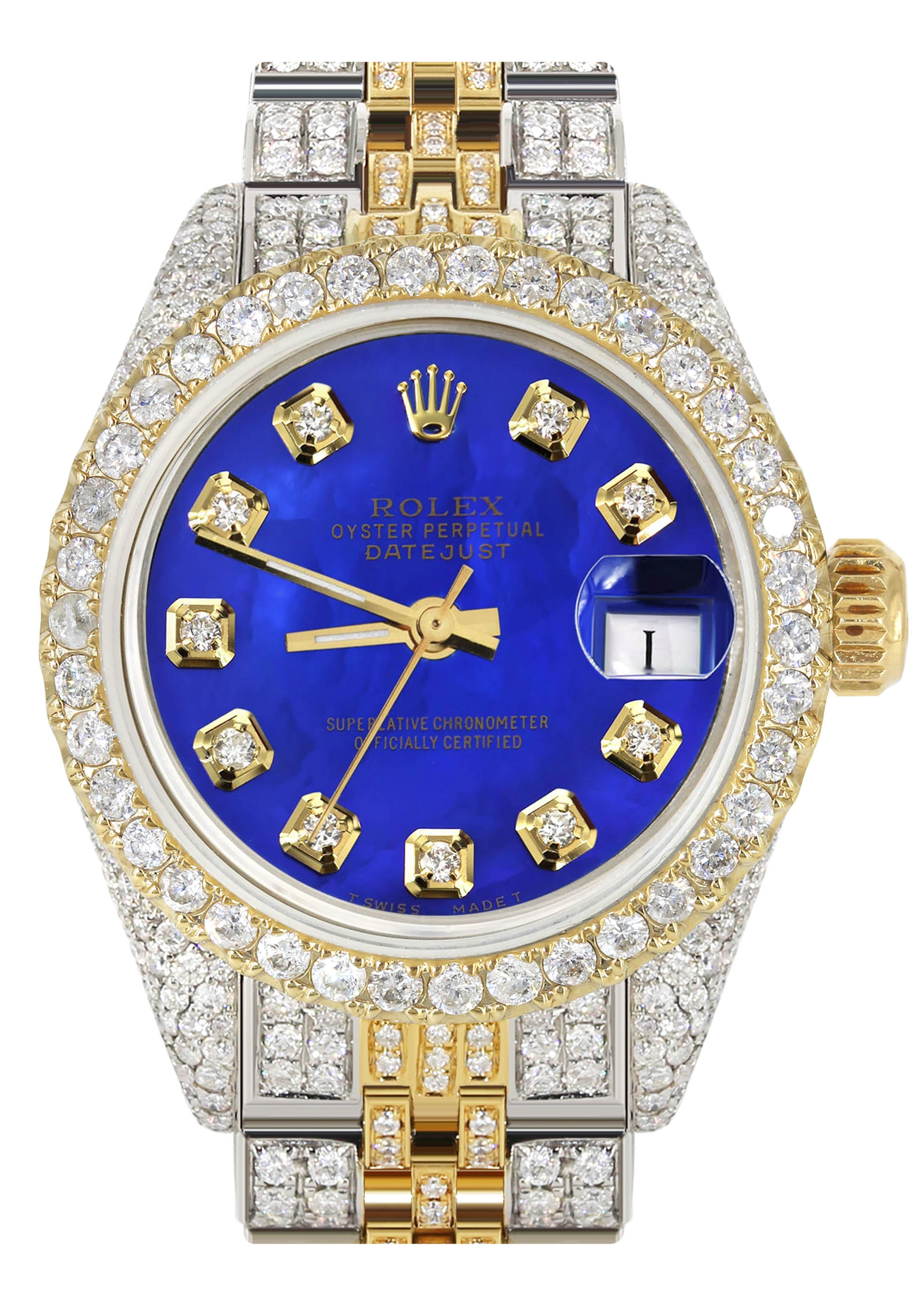 Oro Rolex Da Donna Con Diamanti Rolex Placcato Oro Prezzo Orologio