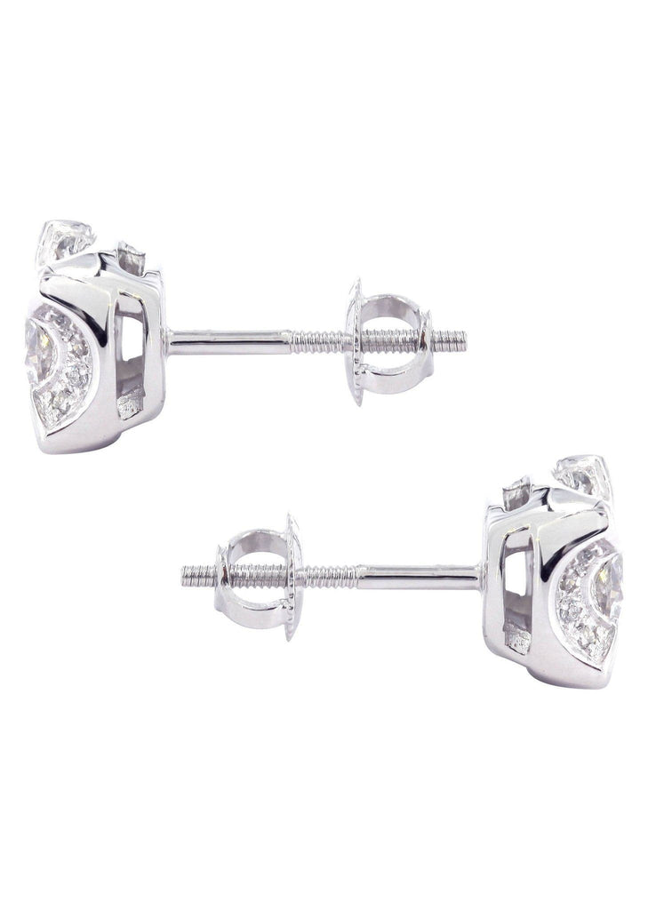 Diamond Stud Earrings For Men | 14K White Gold | 0.62 Carats MEN'S EARRINGS FROST NYC 