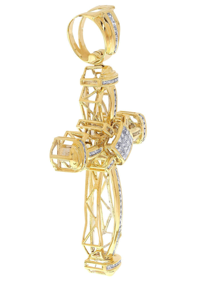 Diamond Cross Pendant| 1.36 Carats| 17.73 Grams MEN'S PENDANTS FROST NYC 