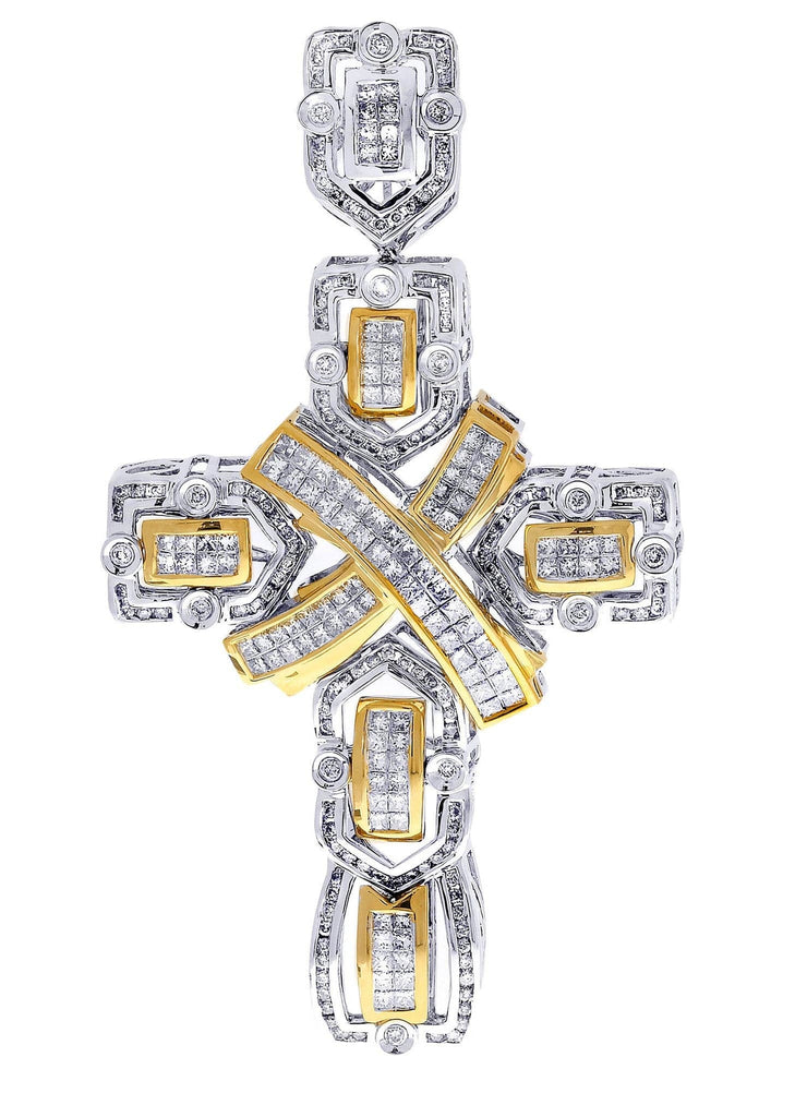 Diamond Cross Pendant| 4.22 Carats| 26.39 Grams MEN'S PENDANTS FROST NYC 