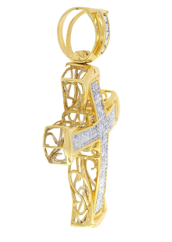 Diamond Cross Pendant| 4.48 Carats| 13.17 Grams MEN'S PENDANTS FROST NYC 