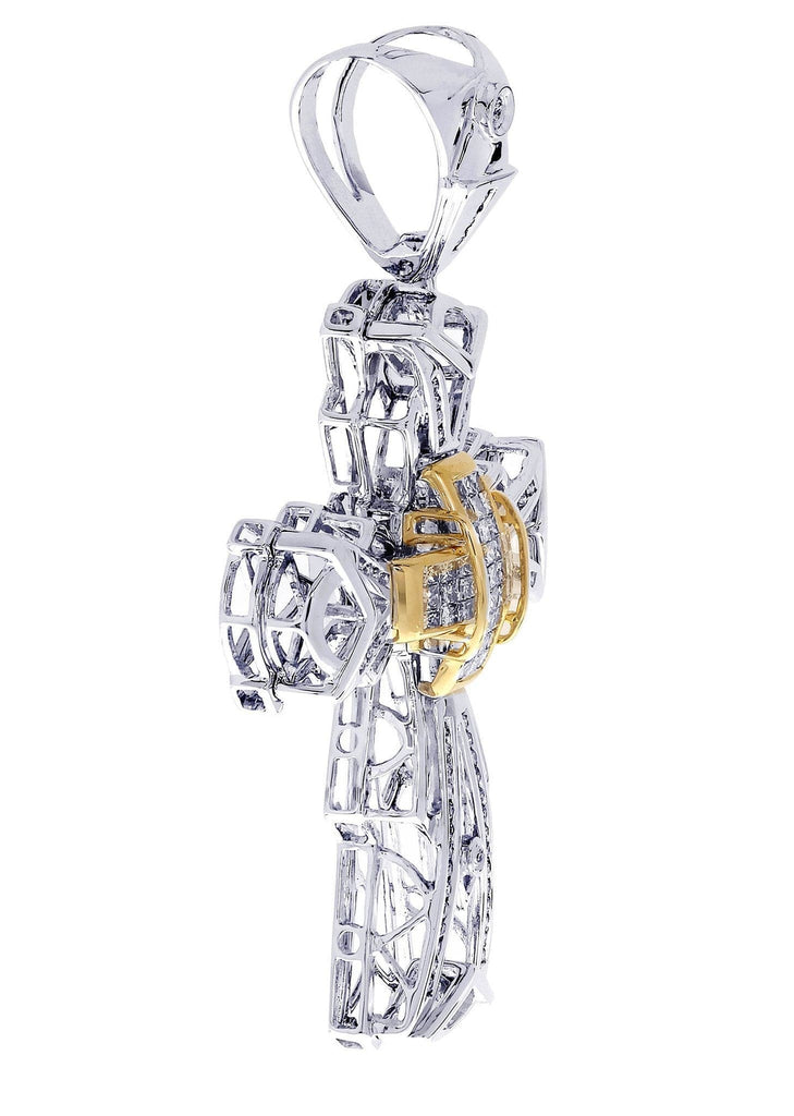 Diamond Cross Pendant| 1.51 Carats| 17.99 Grams MEN'S PENDANTS FROST NYC 