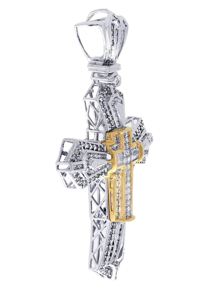 Diamond Cross Pendant| 2.75 Carats| 17.18 Grams MEN'S PENDANTS FROST NYC 
