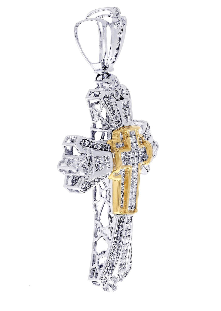 Diamond Cross Pendant| 3.19 Carats| 15.05 Grams MEN'S PENDANTS FROST NYC 