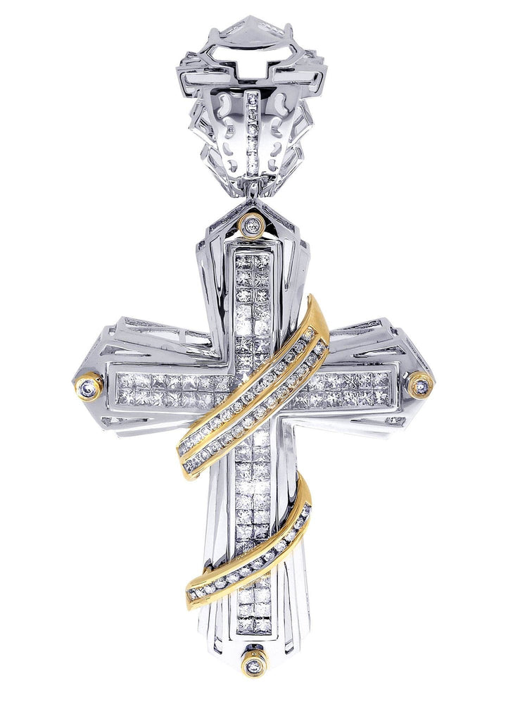 Diamond Cross Pendant| 3.57 Carats| 19.95 Grams MEN'S PENDANTS FROST NYC 