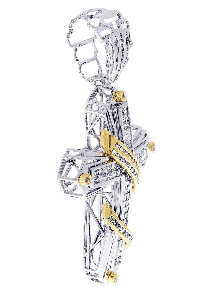 Diamond Cross Pendant| 3.57 Carats| 19.95 Grams MEN'S PENDANTS FROST NYC 