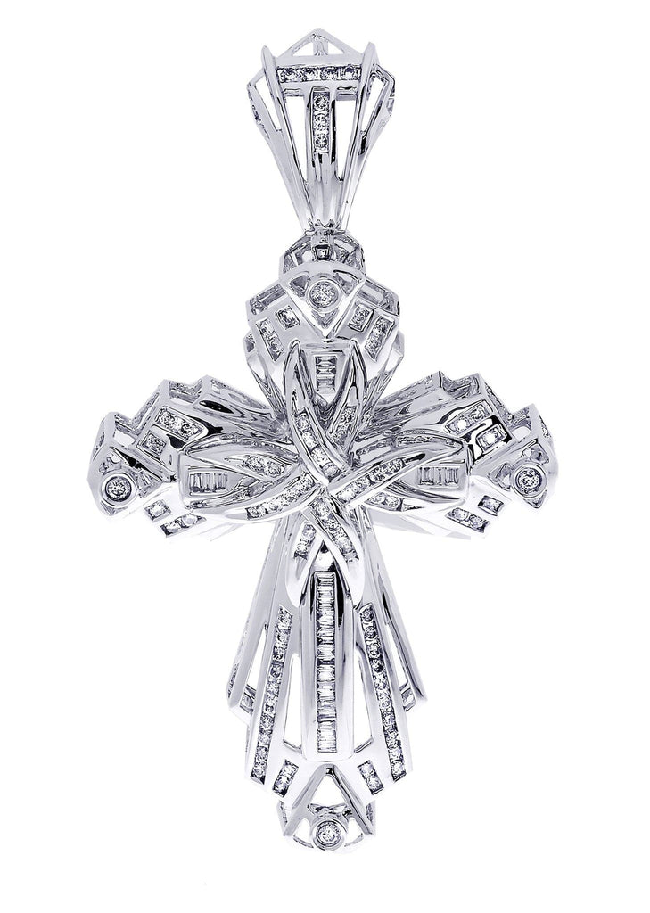 Diamond Cross Pendant| 1.23 Carats| 20.4 Grams MEN'S PENDANTS FROST NYC 
