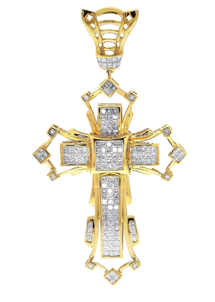 Diamond Cross Pendant| 3.99 Carats| 22.18 Grams MEN'S PENDANTS FROST NYC 