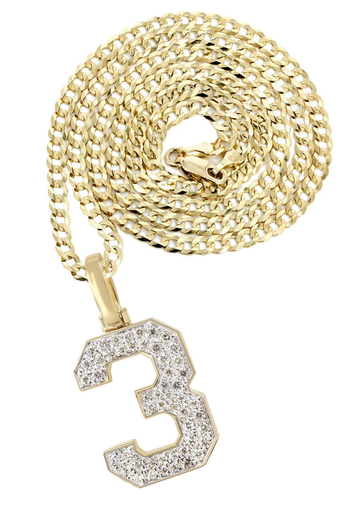 Number Necklace | Number Chain | Number Pendant | FrostNYC