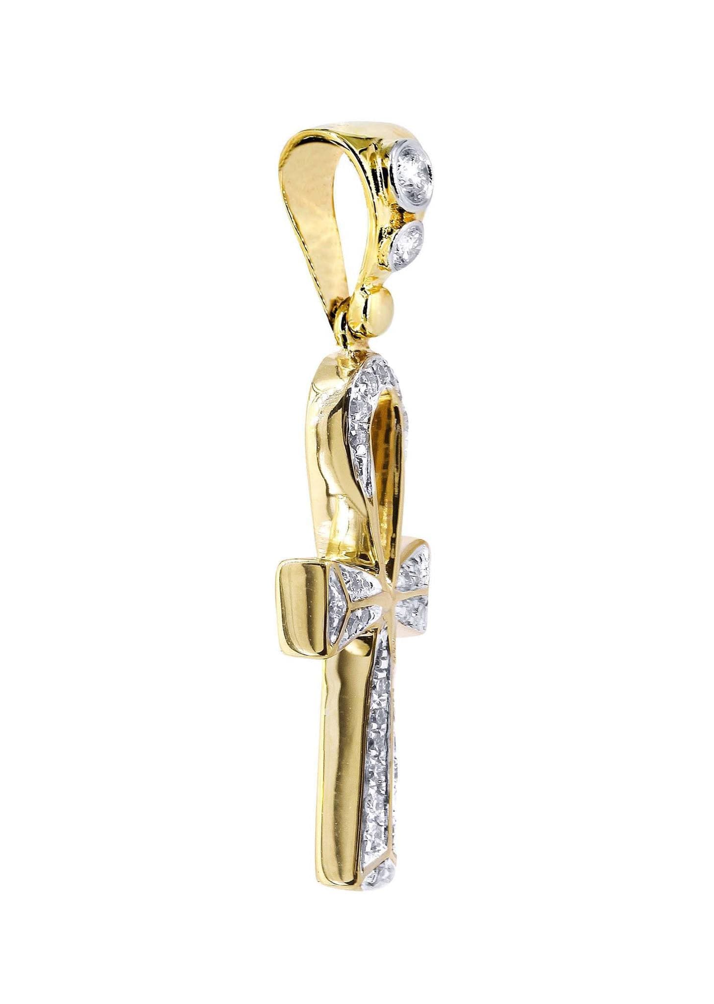 Diamond Ankh Pendant | 0.50 Carats | 2.84 Grams
