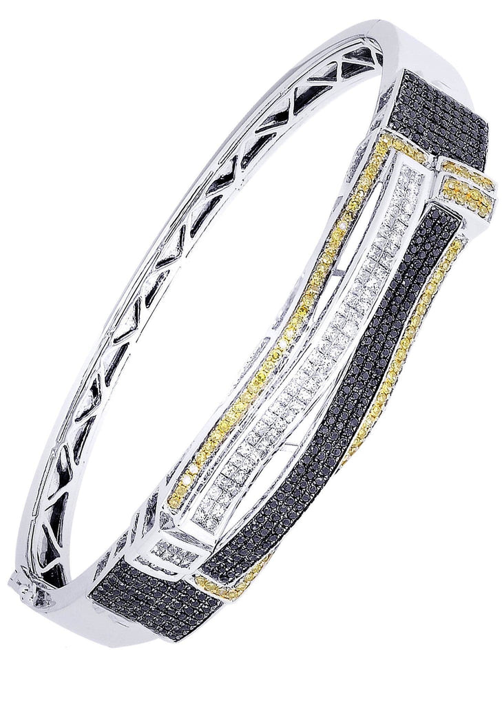 Mens Diamond Bracelet White Gold| 2.97 Carats| 33.4 Grams Men’s Diamond Bracelets FROST NYC 