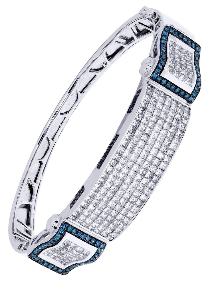 Mens Diamond Bracelet White Gold| 6.96 Carats| 36.14 Grams Men’s Diamond Bracelets FROST NYC 