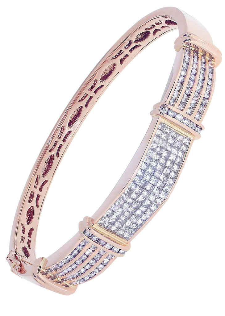 Mens Diamond Bracelet Rose Gold| 4.11 Carats| 39.69 Grams Men’s Diamond Bracelets FROST NYC 