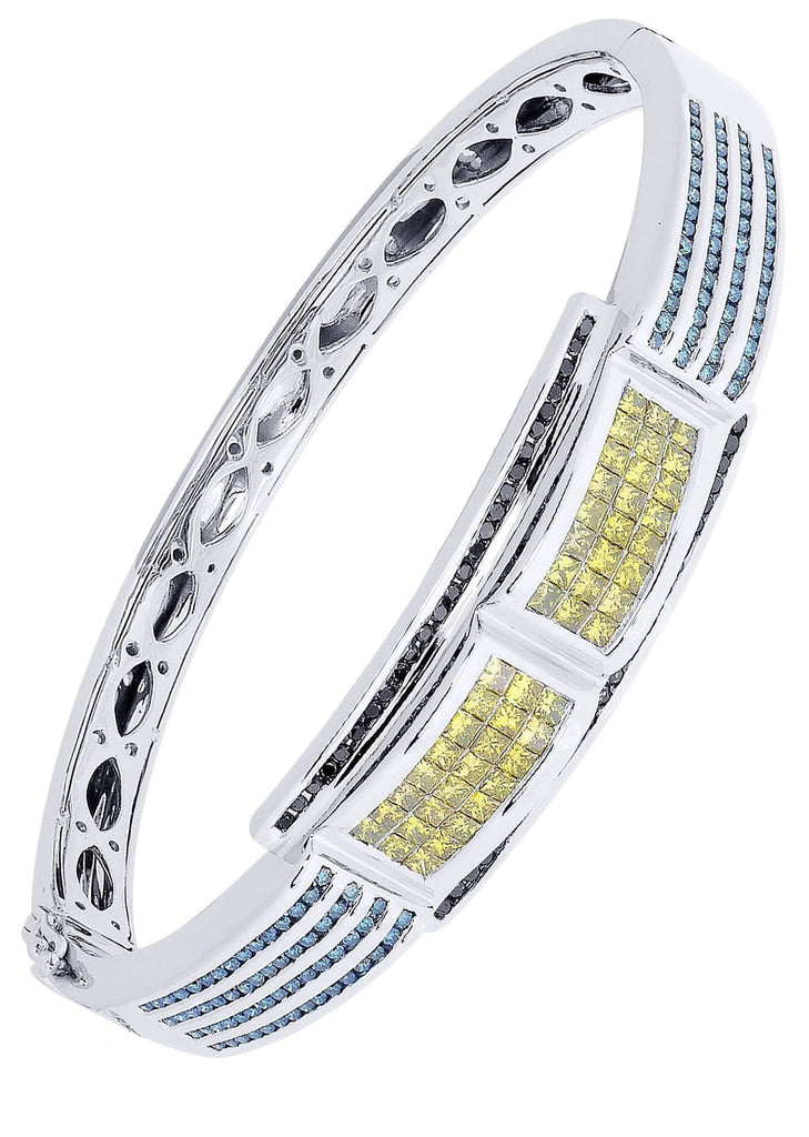 Mens Diamond Bracelet White Gold| 3.74 Carats| 41.51 Grams Men’s Diamond Bracelets FROST NYC 