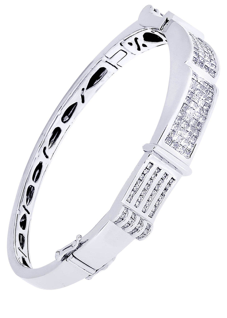 Mens Diamond Bracelet White Gold| 3.47 Carats| 40.28 Grams Men’s Diamond Bracelets FROST NYC 