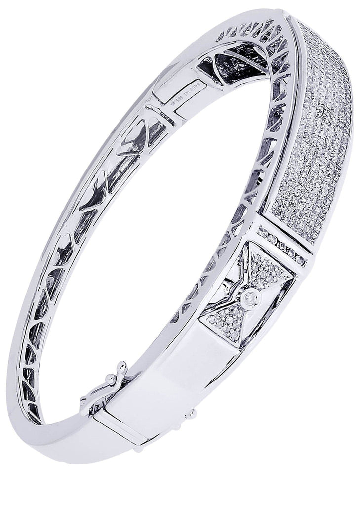 Mens Diamond Bracelet White Gold| 2.78 Carats| 33.64 Grams Men’s Diamond Bracelets FROST NYC 