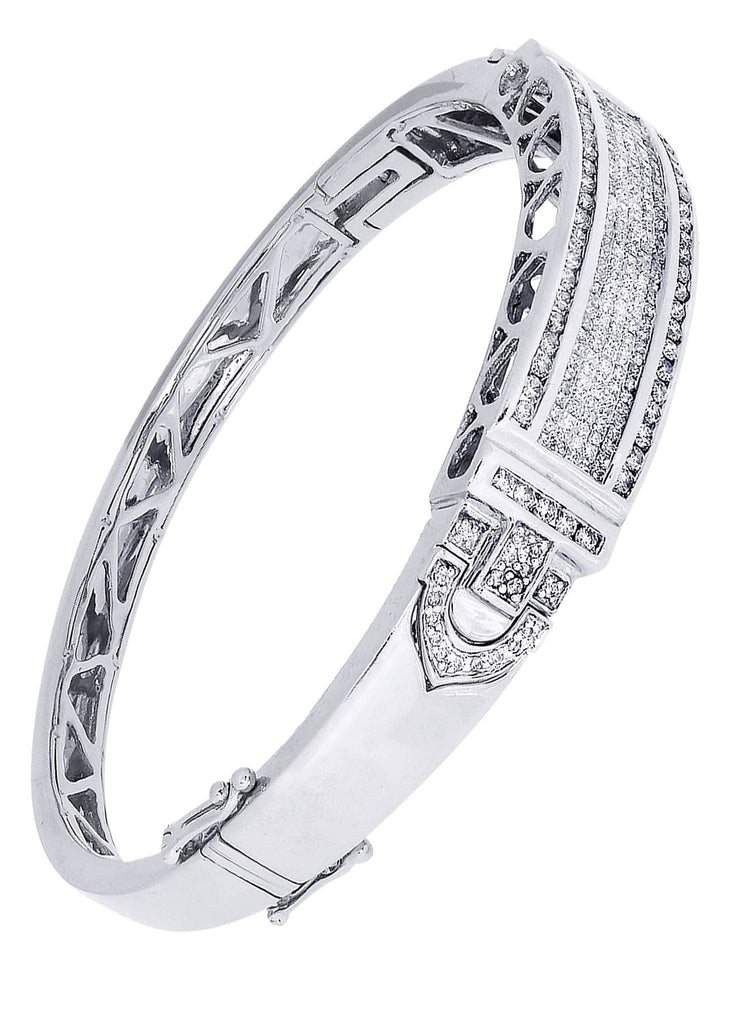 Mens Diamond Bracelet White Gold| 3.3 Carats| 34.27 Grams Men’s Diamond Bracelets FROST NYC 