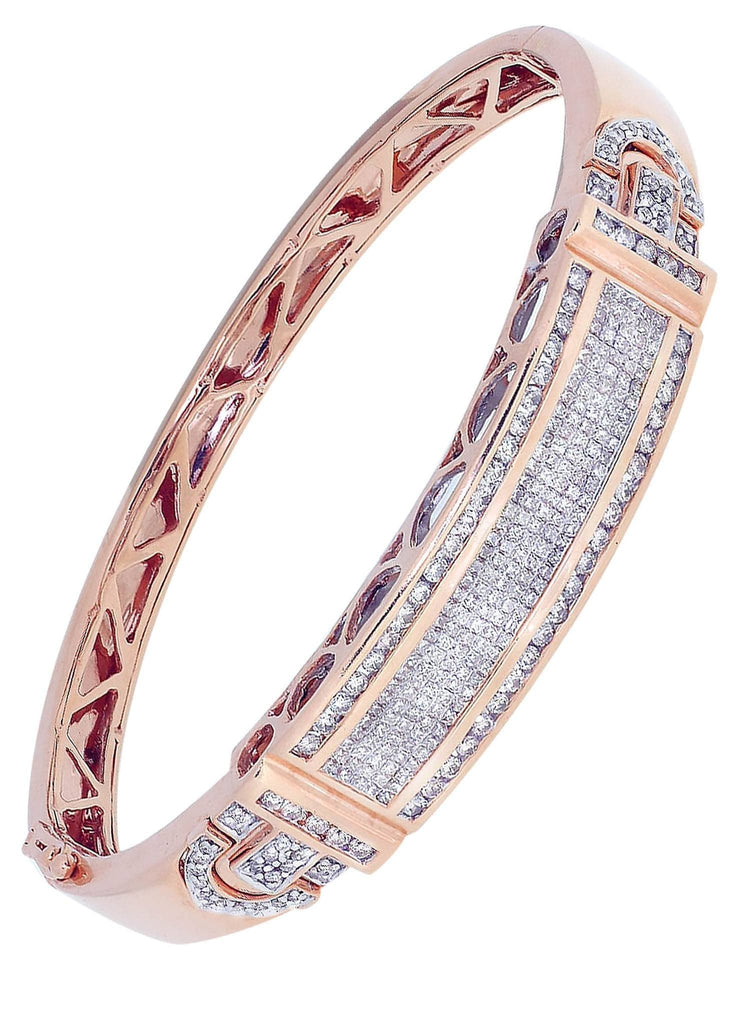 Mens Diamond Bracelet Rose Gold| 1.18 Carats| 33.62 Grams Men’s Diamond Bracelets FROST NYC 