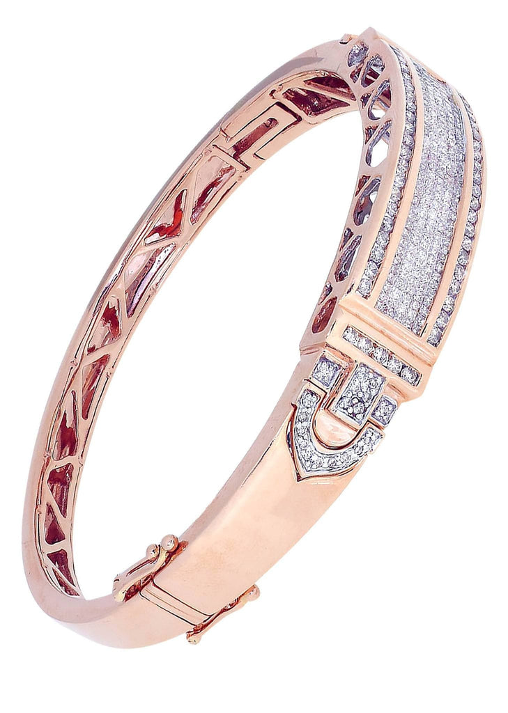 Mens Diamond Bracelet Rose Gold| 1.18 Carats| 33.62 Grams Men’s Diamond Bracelets FROST NYC 