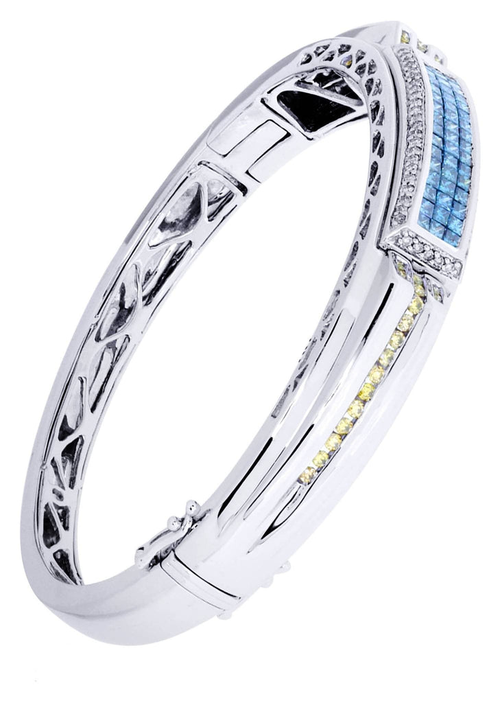 Mens Diamond Bracelet White Gold| 2.65 Carats| 41.65 Grams Men’s Diamond Bracelets FROST NYC 