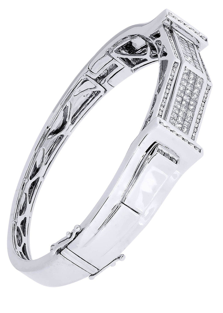 Mens Diamond Bracelet White Gold| 2.47 Carats| 41.8 Grams Men’s Diamond Bracelets FROST NYC 