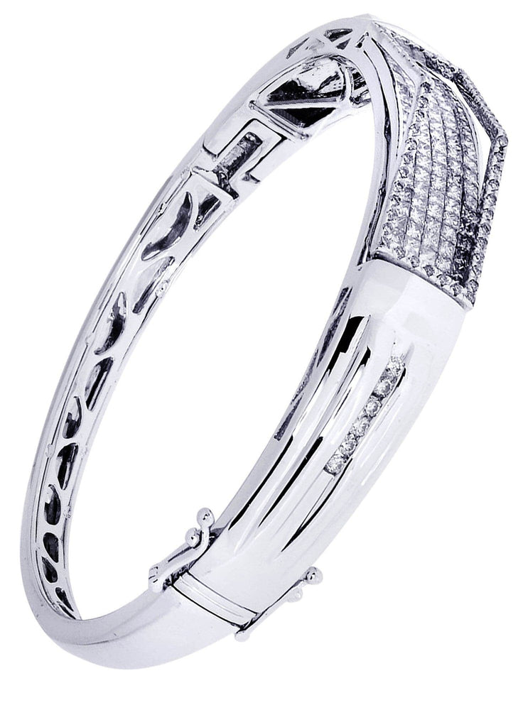 Mens Diamond Bracelet White Gold| 3.68 Carats| 34.76 Grams Men’s Diamond Bracelets FROST NYC 