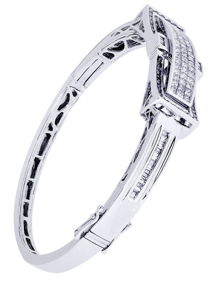 Mens Diamond Bracelet White Gold| 3.29 Carats| 30.93 Grams Men’s Diamond Bracelets FROST NYC 