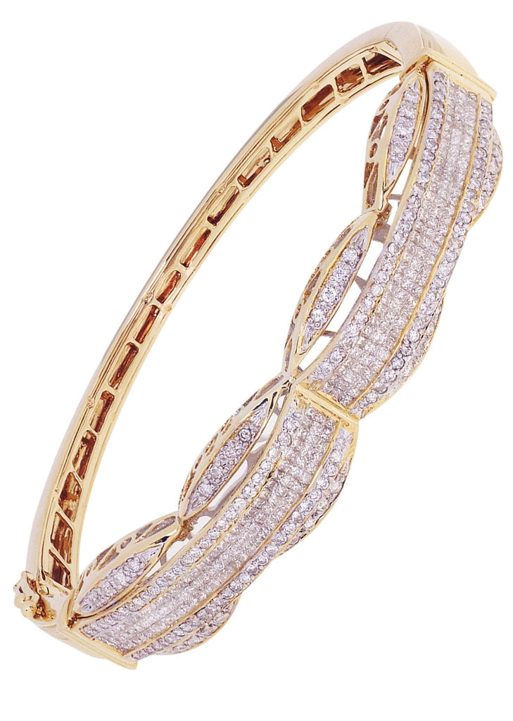 Mens Diamond Bracelet Yellow Gold| 3.47 Carats| 31.07 Grams Men’s Diamond Bracelets FROST NYC 