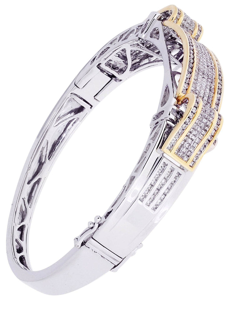 Mens Diamond Bracelet White Gold| 3.99 Carats| 38.41 Grams Men’s Diamond Bracelets FROST NYC 