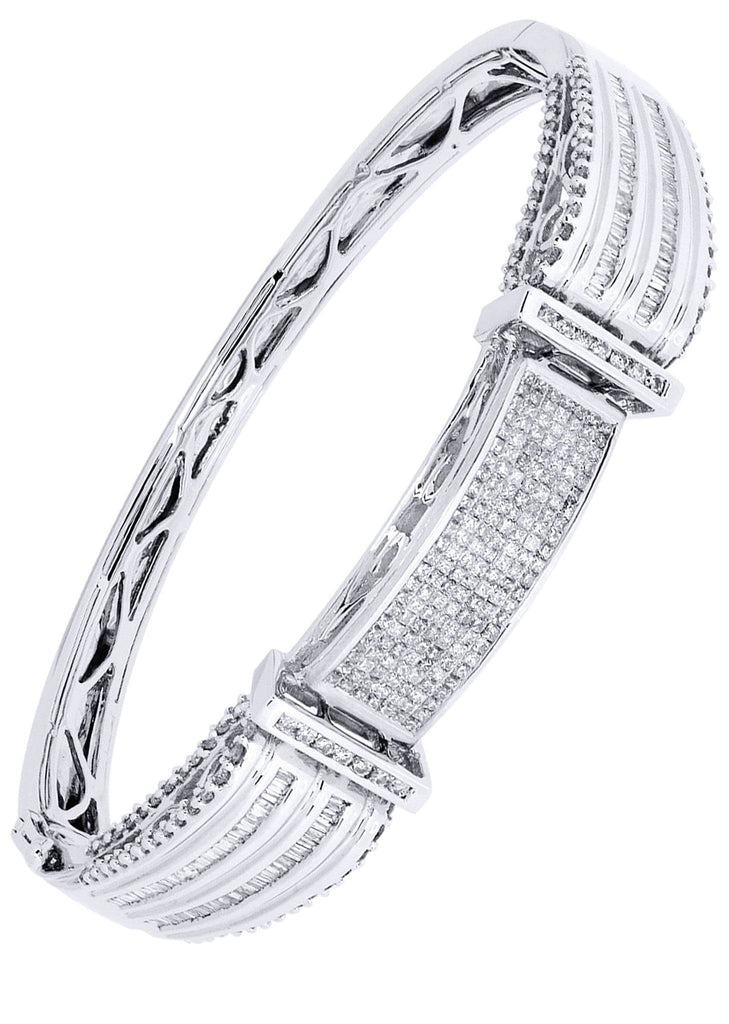 Mens Diamond Bracelet White Gold| 2.16 Carats| 34.79 Grams Men’s Diamond Bracelets FROST NYC 