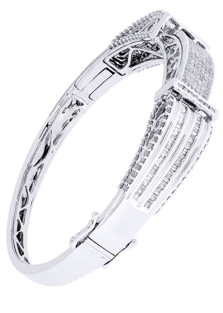Mens Diamond Bracelet White Gold| 2.16 Carats| 34.79 Grams Men’s Diamond Bracelets FROST NYC 