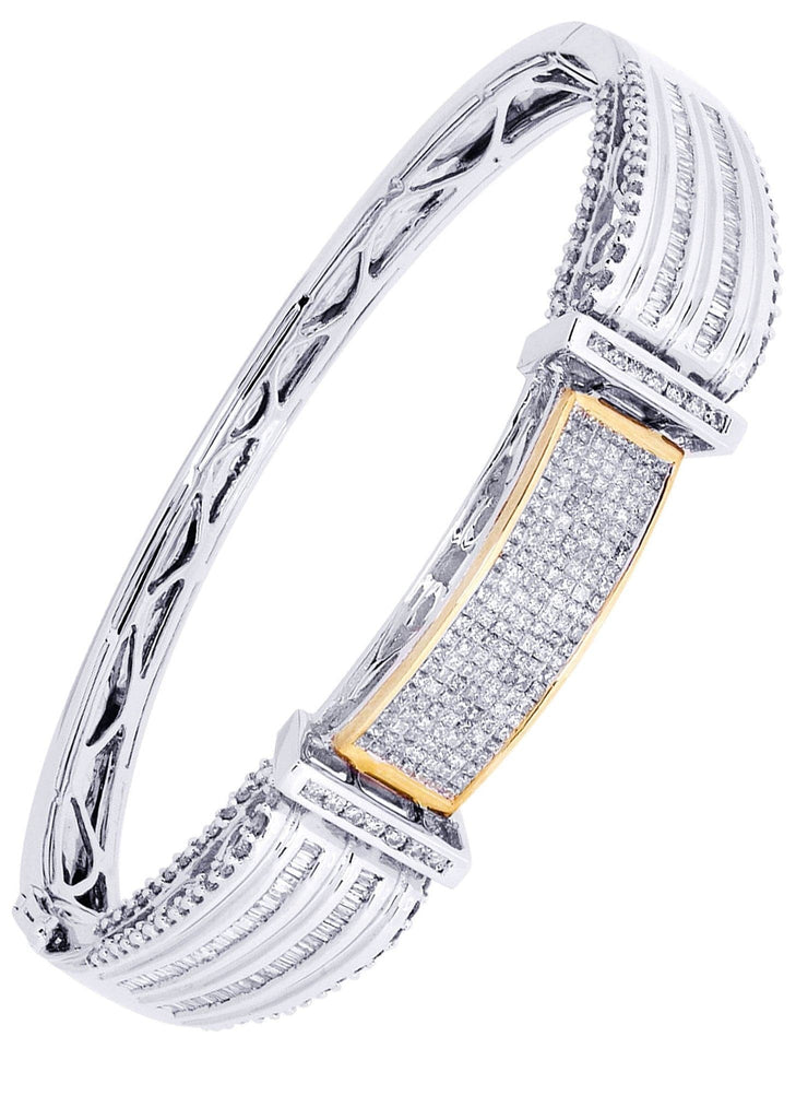 Mens Diamond Bracelet White Gold| 2.24 Carats| 34.94 Grams Men’s Diamond Bracelets FROST NYC 