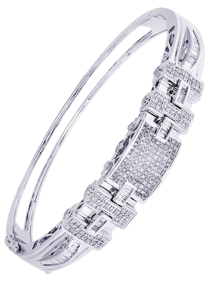 Mens Diamond Bracelet White Gold| 1 Carats| 31.91 Grams Men’s Diamond Bracelets FROST NYC 