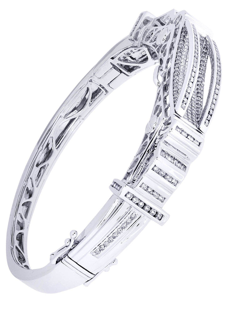 Mens Diamond Bracelet White Gold| 3.22 Carats| 41.97 Grams Men’s Diamond Bracelets FROST NYC 