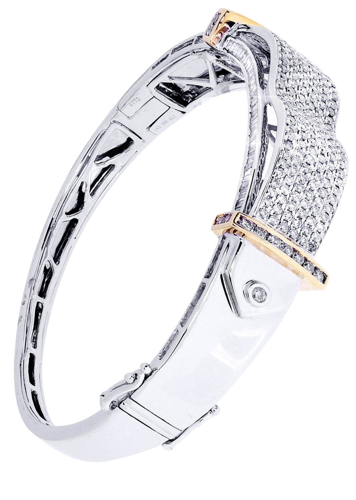 Mens Diamond Bracelet White Gold| 3.45 Carats| 30.81 Grams Men’s Diamond Bracelets FROST NYC 