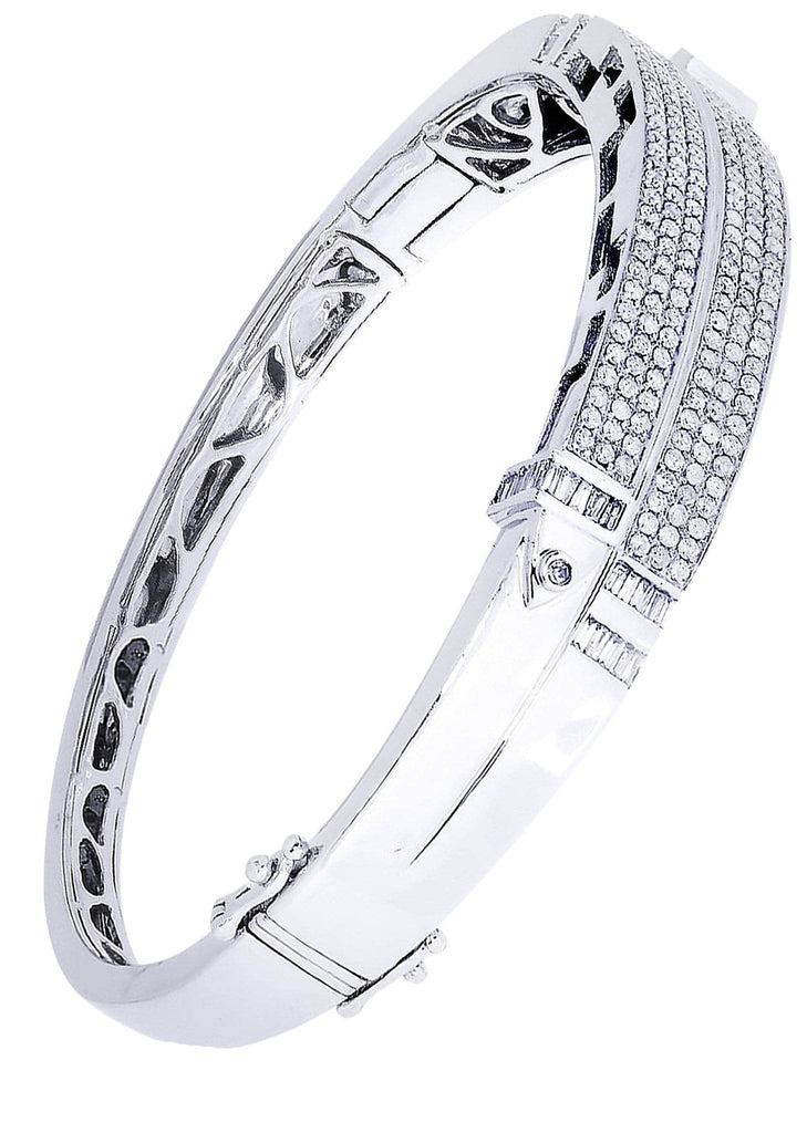 Mens Diamond Bracelet White Gold| 2.35 Carats| 33.93 Grams Men’s Diamond Bracelets FROST NYC 