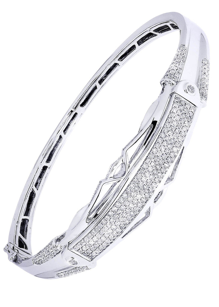 Mens Diamond Bracelet White Gold| 1.76 Carats| 26.69 Grams Men’s Diamond Bracelets FROST NYC 