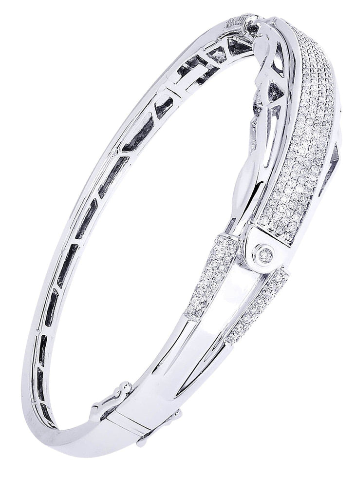 Mens Diamond Bracelet White Gold| 1.76 Carats| 26.69 Grams Men’s Diamond Bracelets FROST NYC 