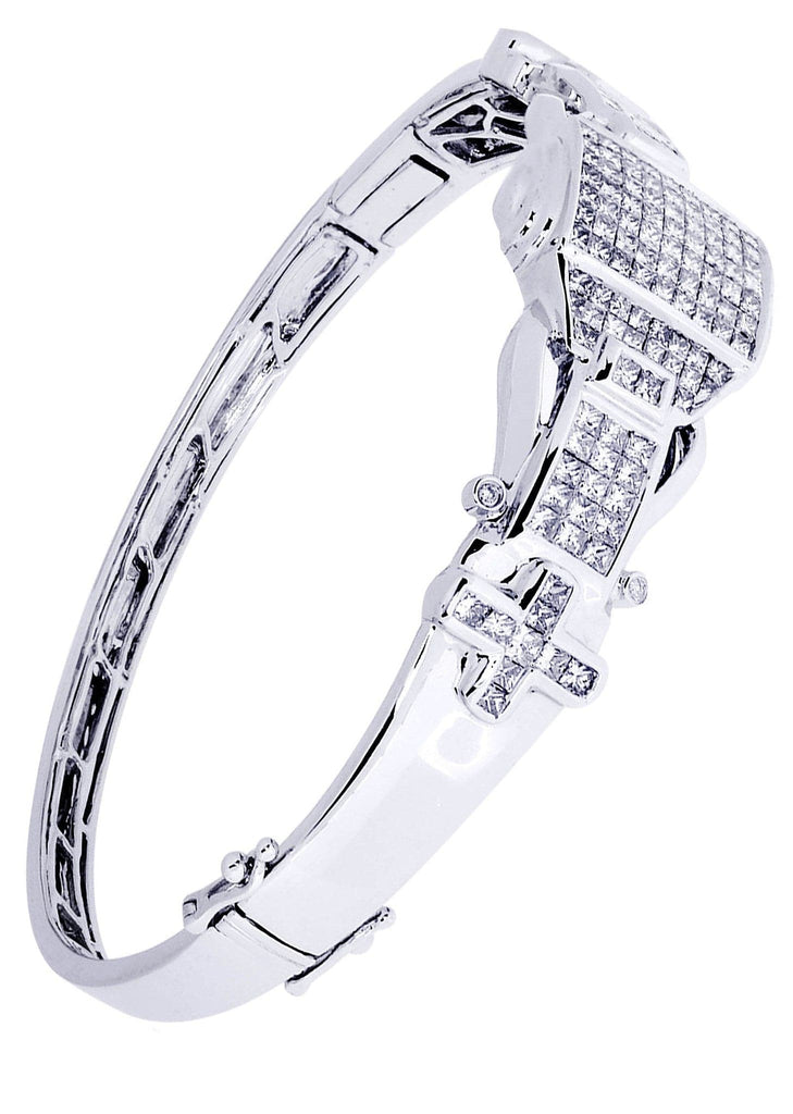 Mens Diamond Bracelet White Gold| 3.84 Carats| 29.58 Grams Men’s Diamond Bracelets FROST NYC 