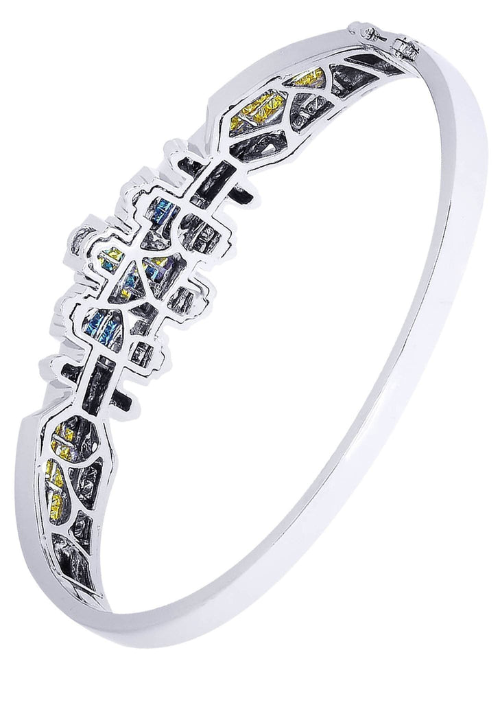 Mens Diamond Bracelet White Gold| 4.48 Carats| 33.84 Grams Men’s Diamond Bracelets FROST NYC 
