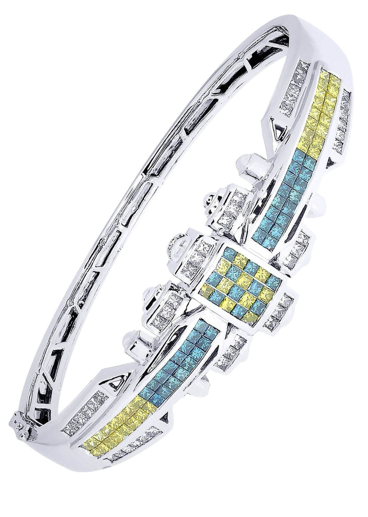 Mens Diamond Bracelet White Gold| 4.48 Carats| 33.84 Grams Men’s Diamond Bracelets FROST NYC 