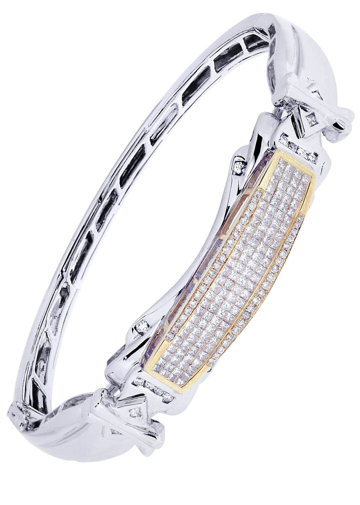 Mens Diamond Bracelet White Gold| 1.97 Carats| 33.11 Grams Men’s Diamond Bracelets FROST NYC 