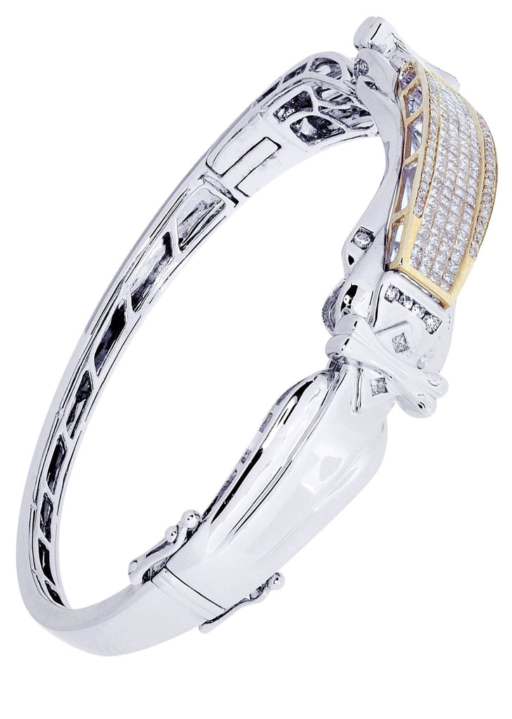 Mens Diamond Bracelet White Gold| 1.97 Carats| 33.11 Grams Men’s Diamond Bracelets FROST NYC 